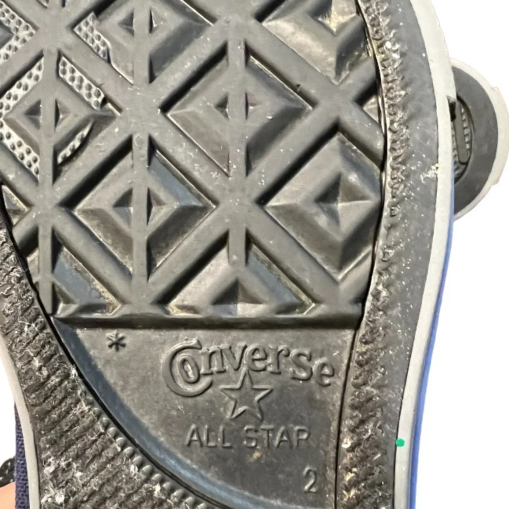 Converse All Star CounterClimate Water Repellent Blue Sneakers Lace-up Jr Size 2